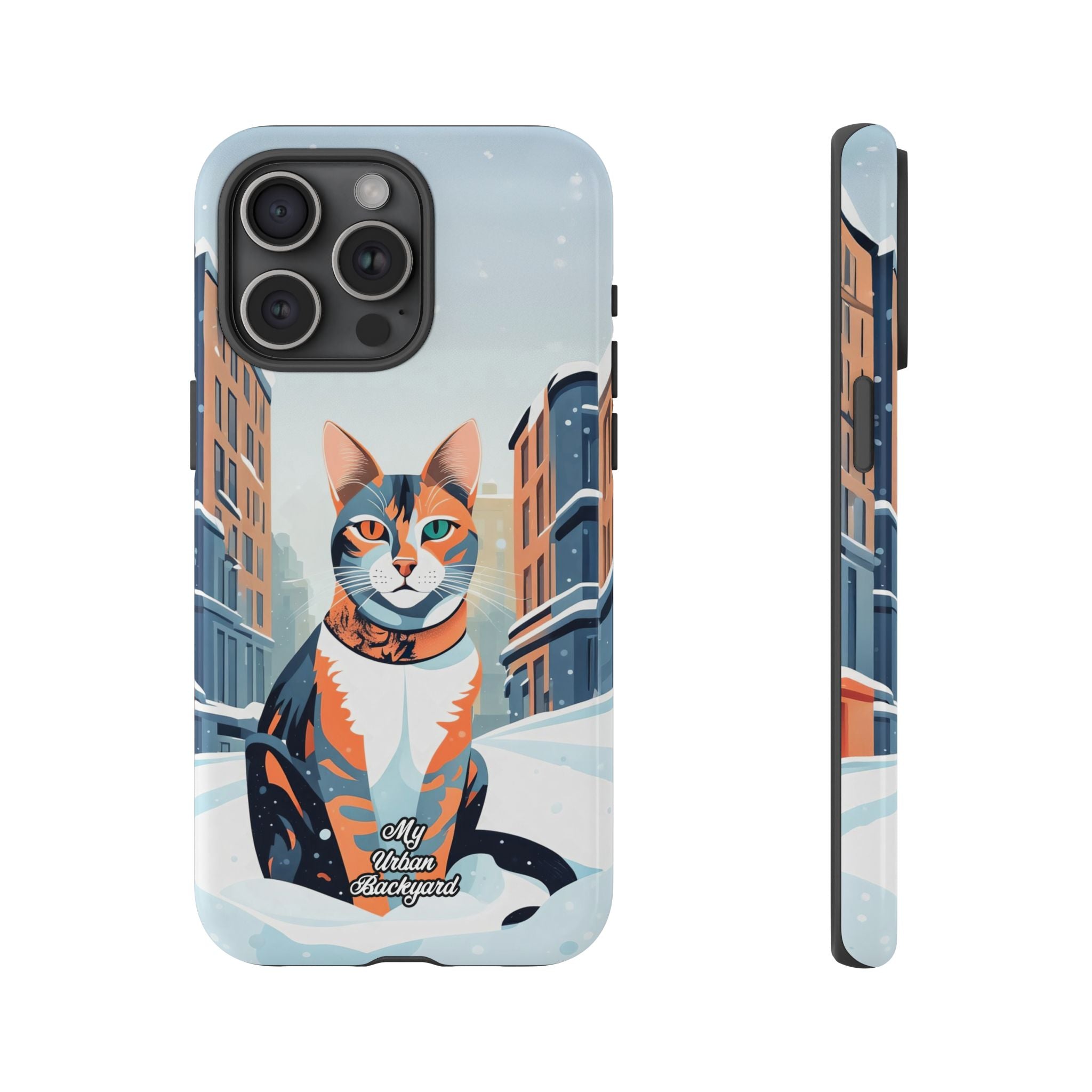 Claws Pawson in the Snow, Cell Phone Case - Apple, Samsung, Google Pixel
