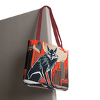 City Wolf Tote Bag, Tote with Cotton Handles For Everyday Use, 3 Sizes