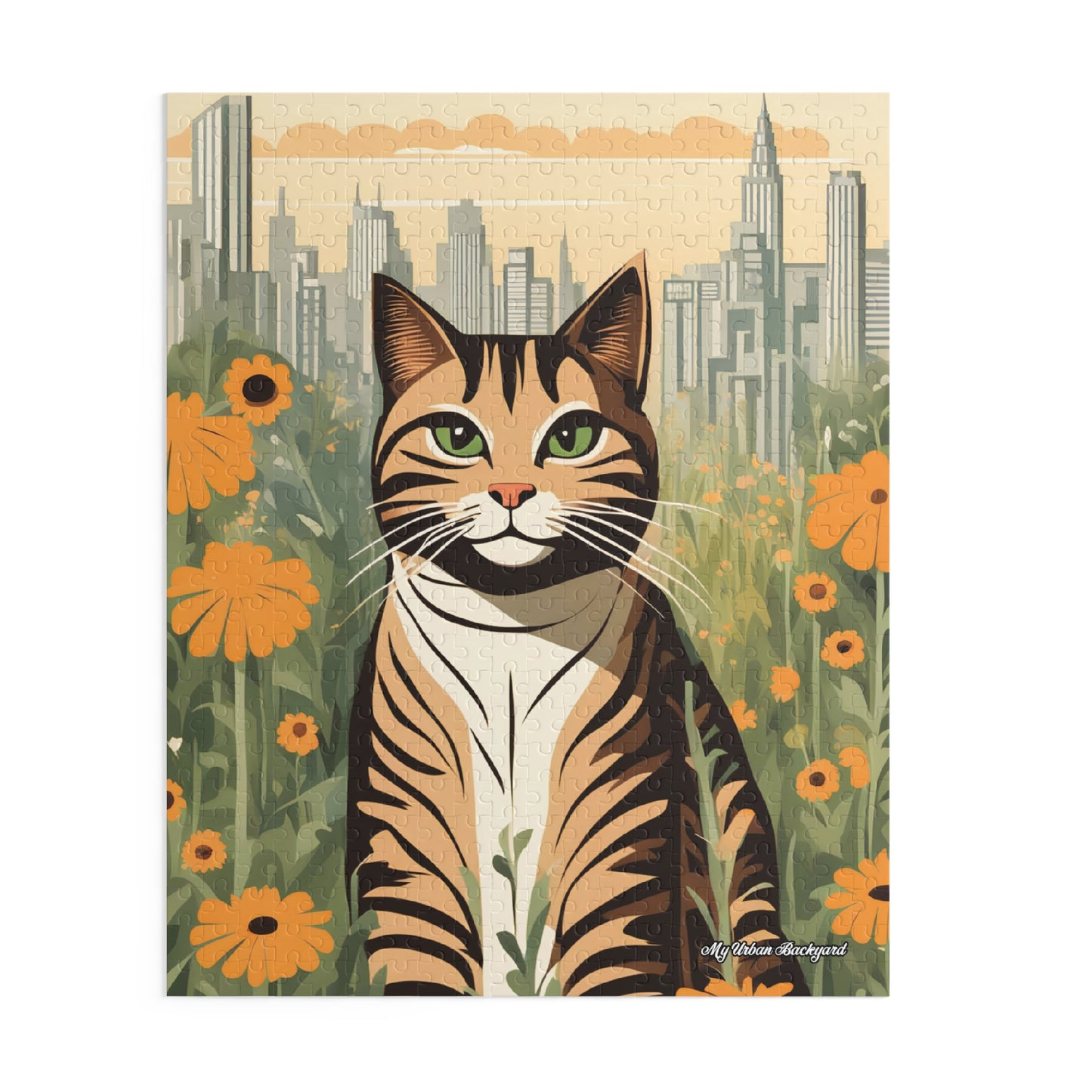 Finn Purrington, Cat Jigsaw Puzzle, (120, 252, or 500-Piece)