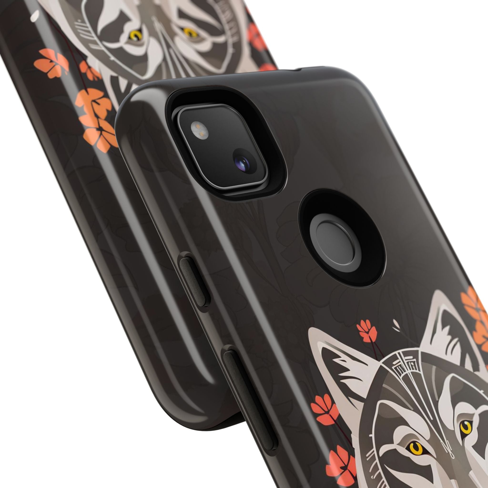 Art Deco Wolf, Cell Phone Case - Apple, Samsung, Google Pixel