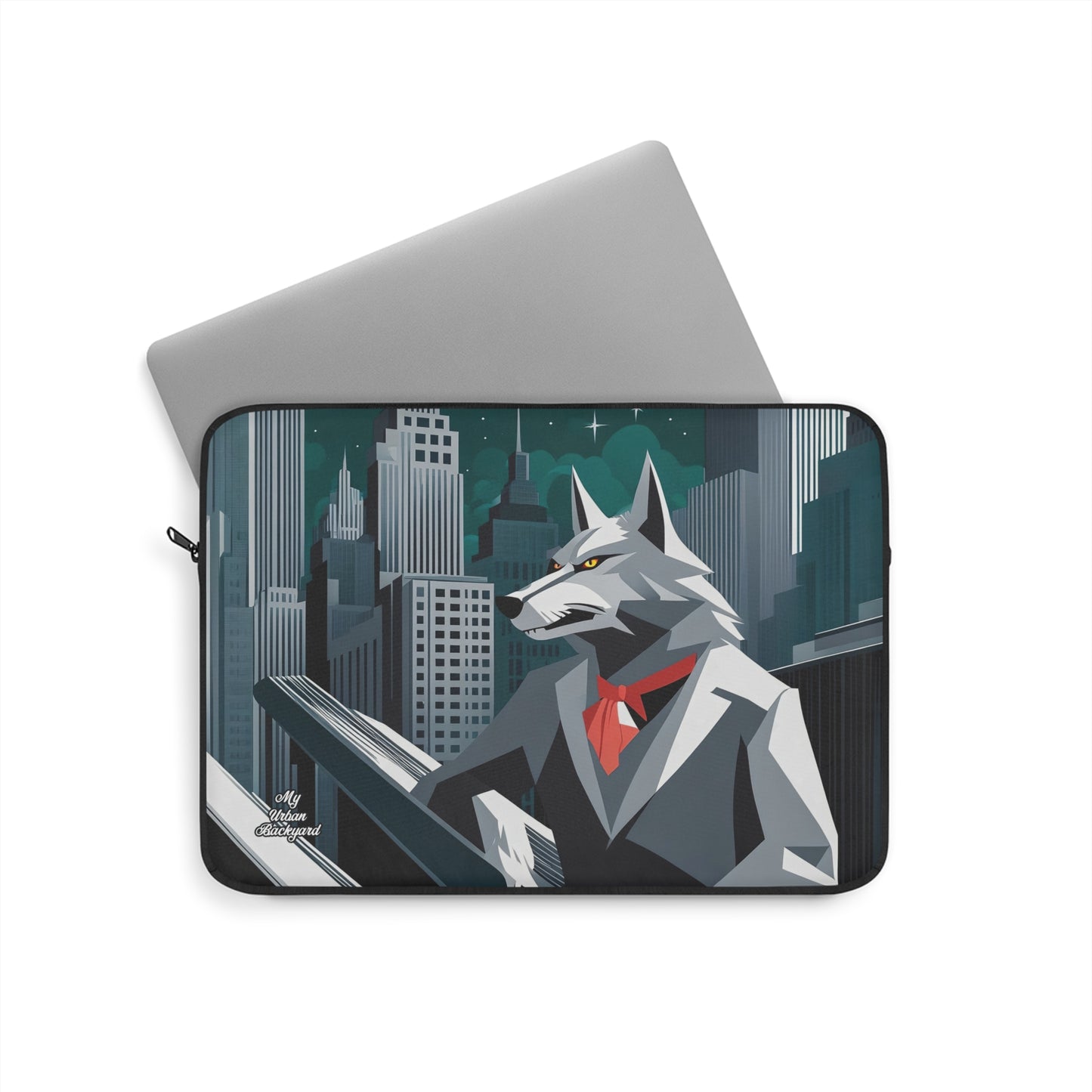 Cinderhowl, Wolf Laptop Carrying Case, Top Loading Sleeve for School or Work