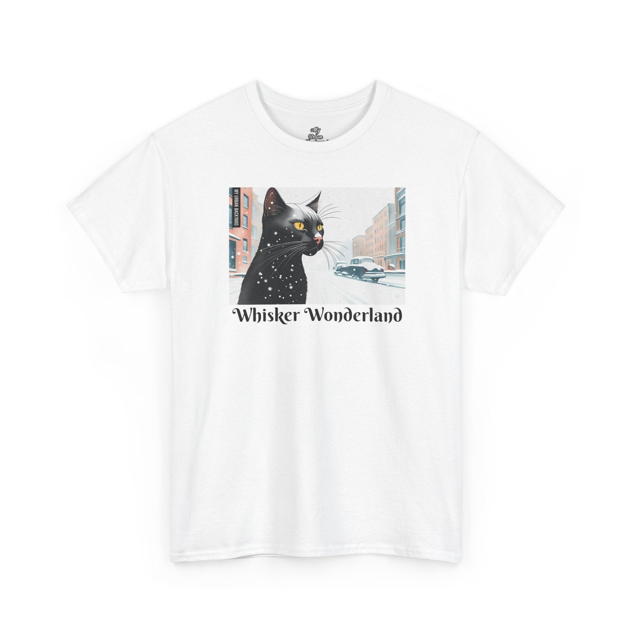 Whisker Wonderland Unisex Heavy Cotton Tee - Cozy Cat Lover's T-Shirt