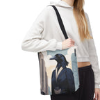 Regal Crow Art Deco Tote Bag