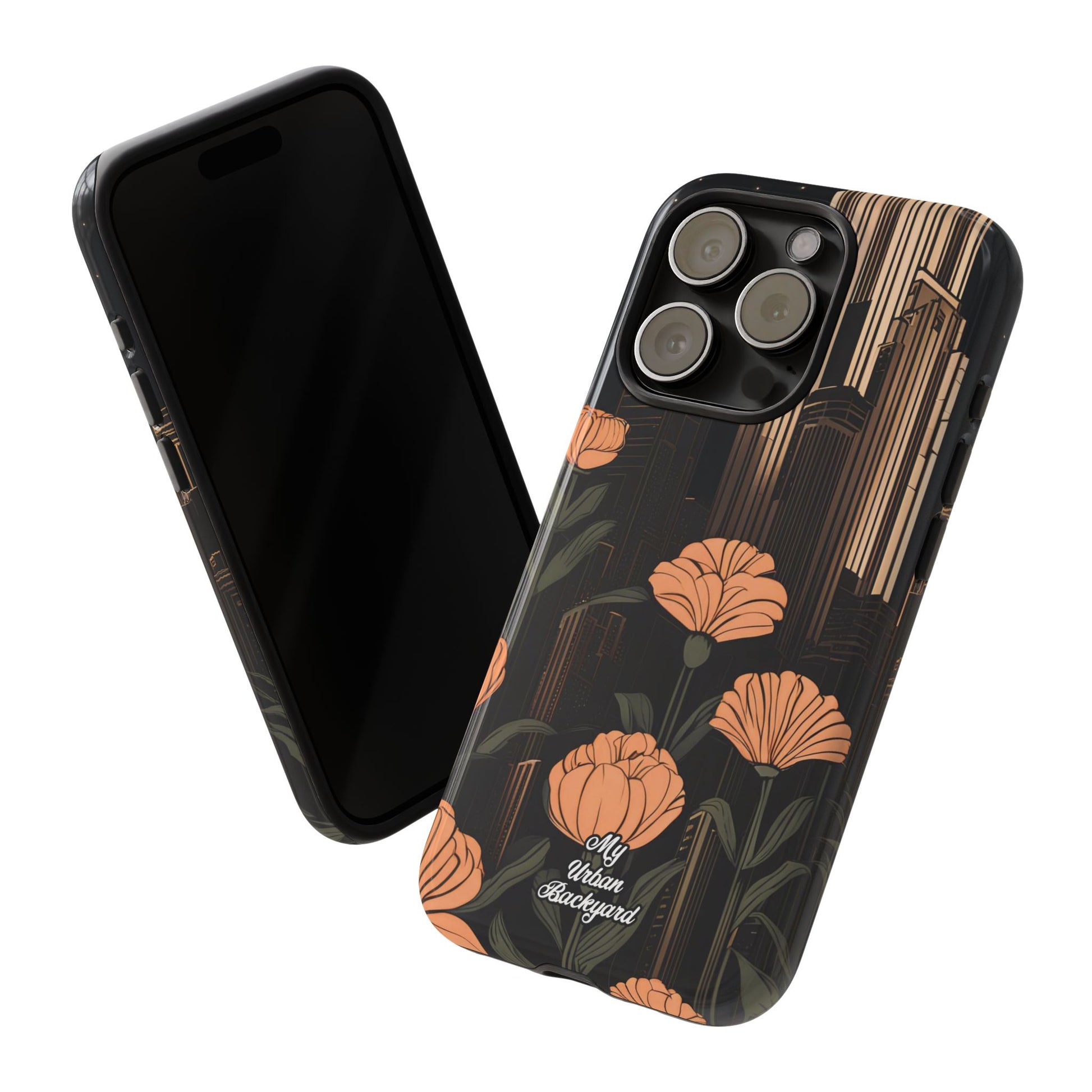 Urban Evening with Flowers, Cell Phone Case - Apple iPhone, Samsung Galaxy, Google Pixel