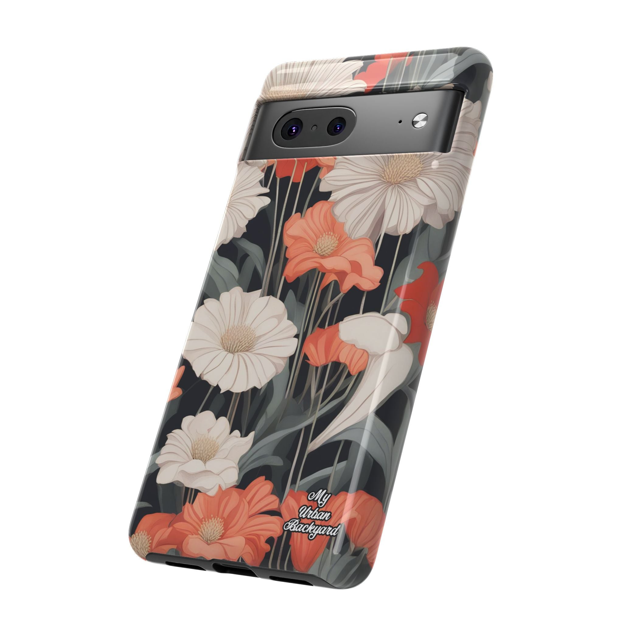 Art Deco Flowers, Cell Phone Case - Apple, Samsung, Google Pixel