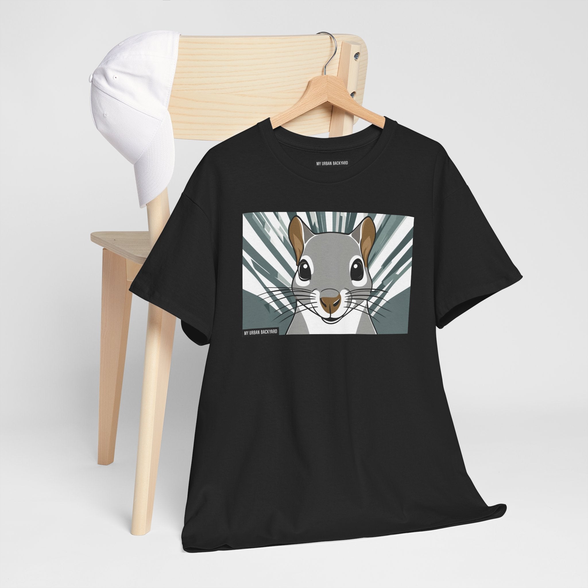 Cute Squirrel Graphic Tee, Unisex Cotton T-Shirt, Nature Lover Gift, Animal Art Top, Casual Wear