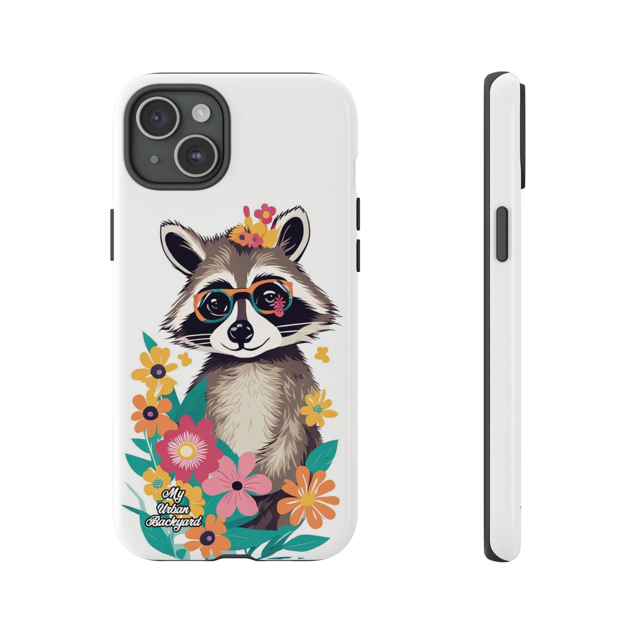 Raccoon with Glasses, Cell Phone Case - Apple, Samsung or Google Pixel