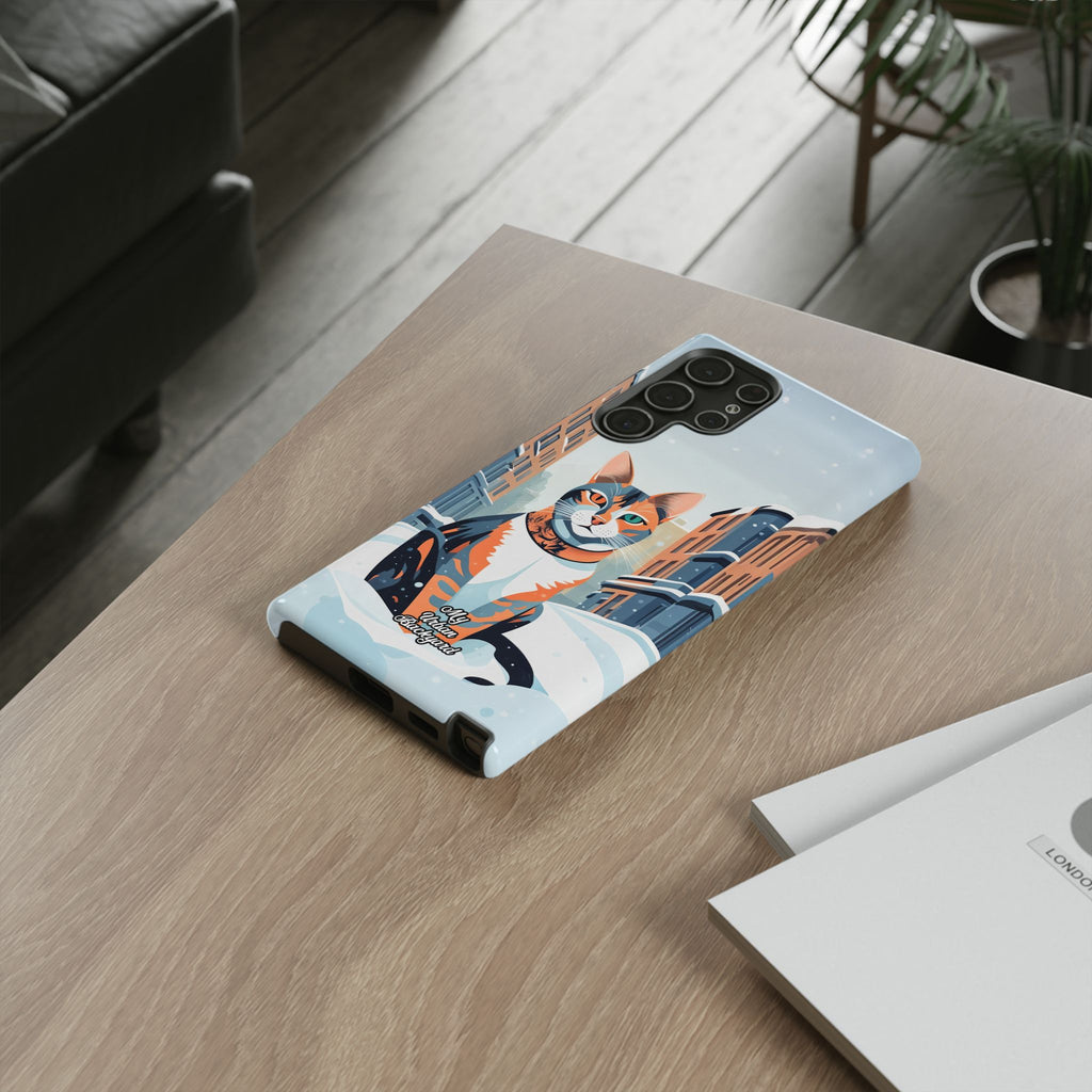 Claws Pawson in the Snow, Cell Phone Case - Apple, Samsung, Google Pixel