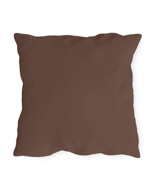 Orange Cat and Flowers, Sable accent color, Throw Pillow, Indoor/Outdoor Decor for Home or Office