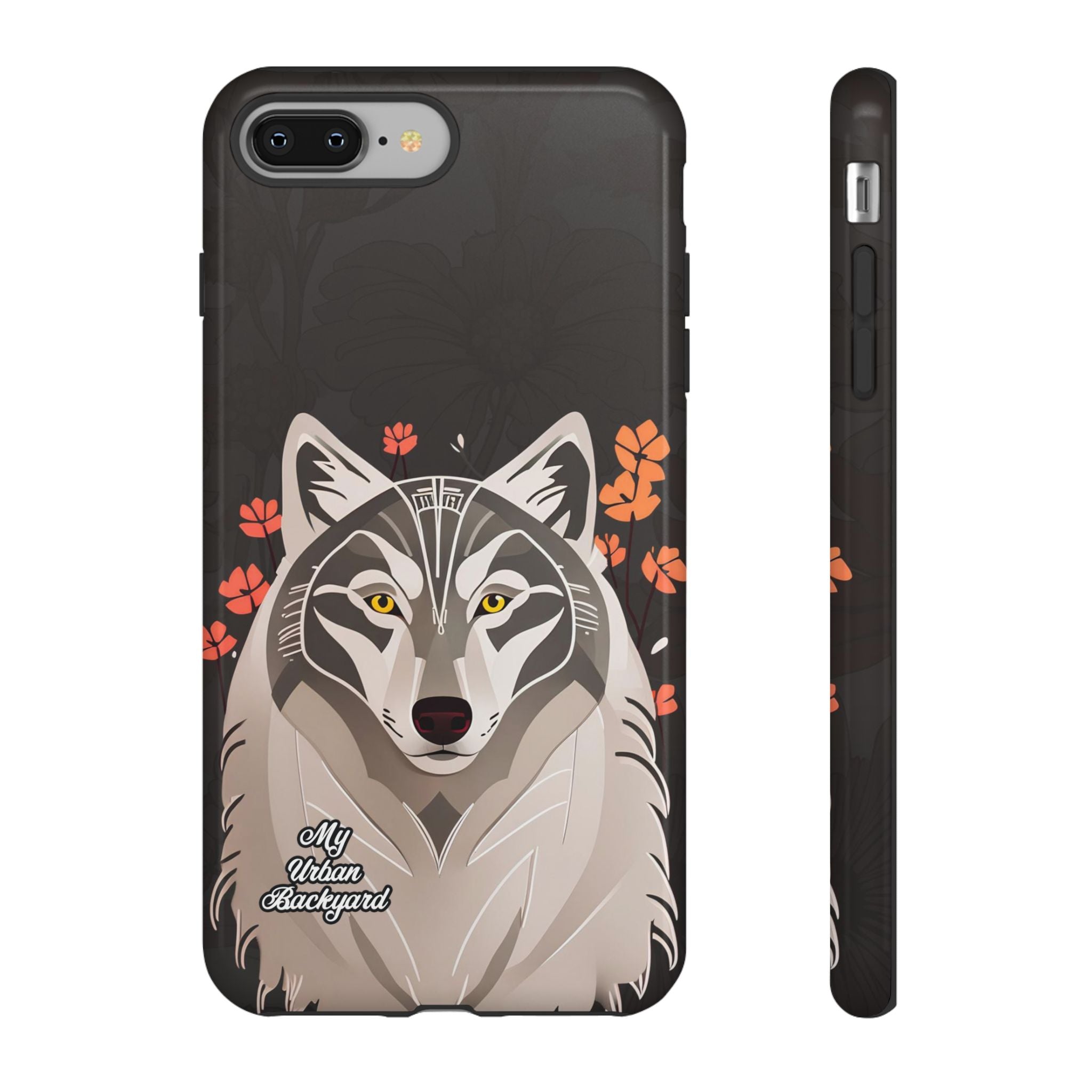 Art Deco Wolf, Cell Phone Case - Apple, Samsung, Google Pixel