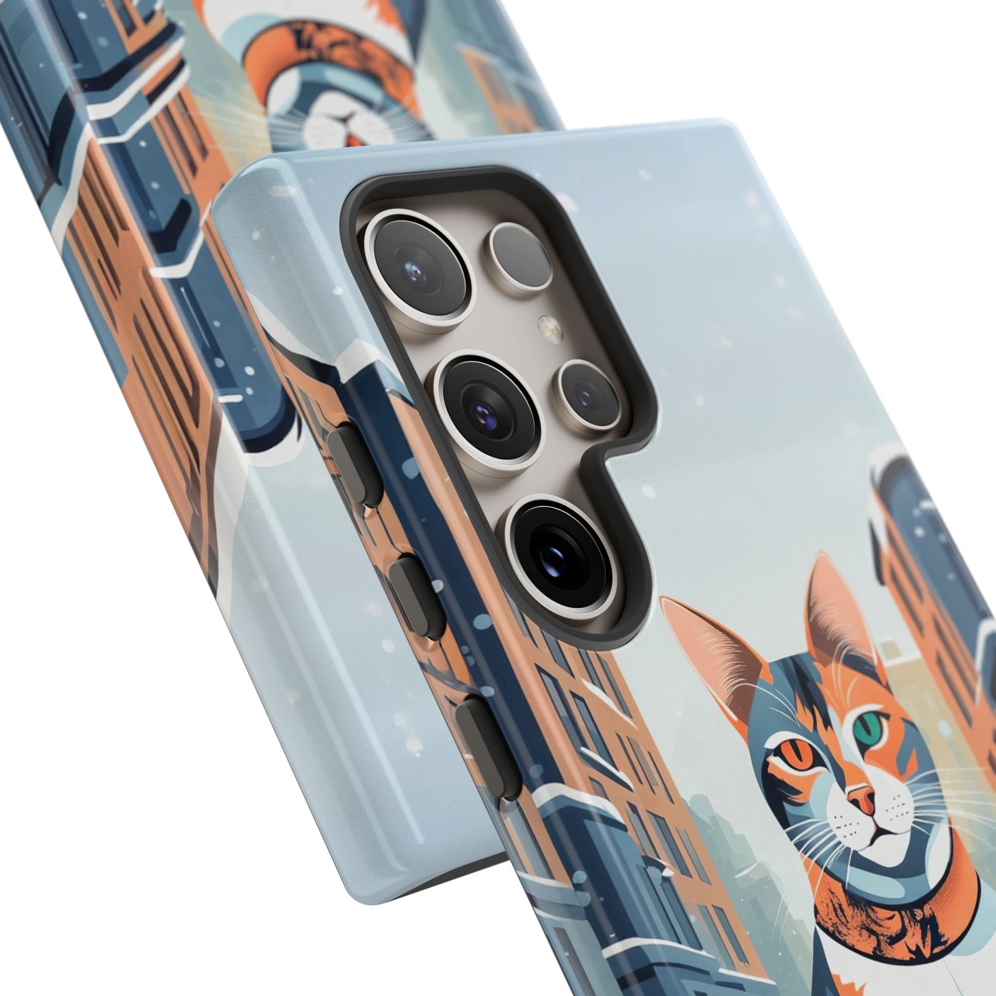 Claws Pawson in the Snow, Cell Phone Case - Apple, Samsung, Google Pixel