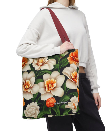 Pretty Flowers Tote Bag with Cotton Handles For Everyday Use, 3 Sizes