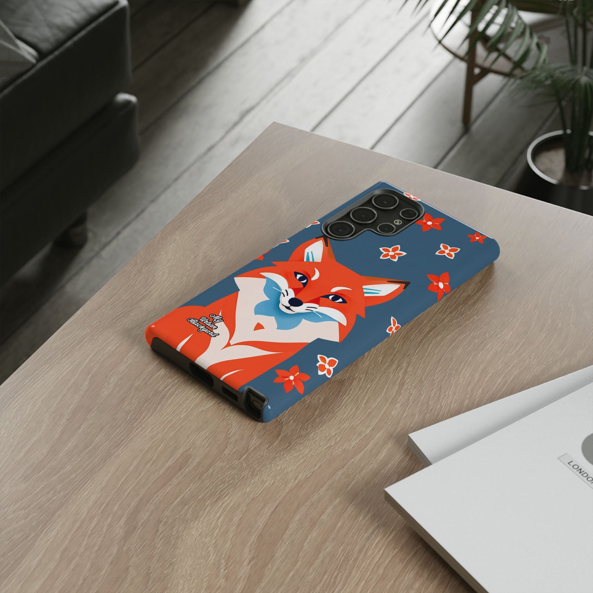 Fox with Flowers, Cell Phone Case - Apple, Samsung, Google Pixel