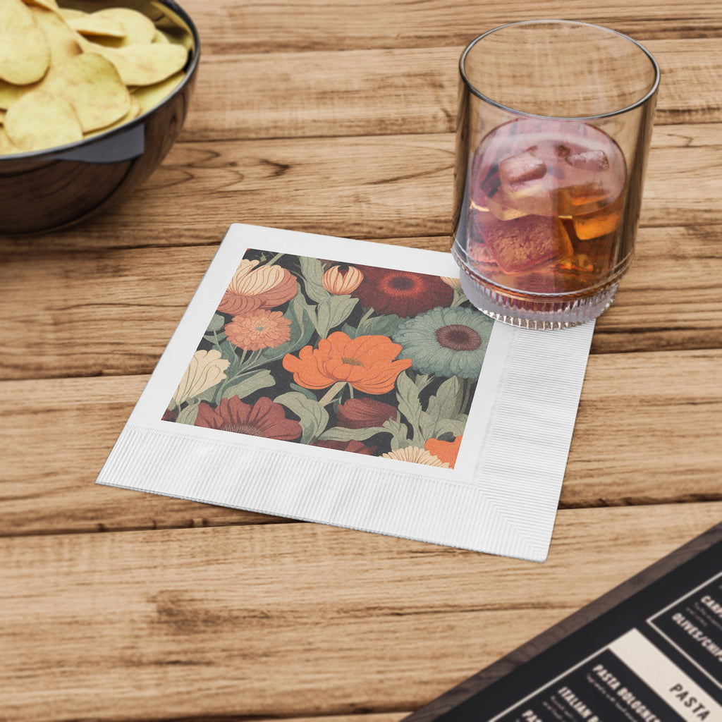 Muted Garden Floral Napkins