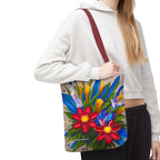 Vibrant Wildflowers Tote Bag with Cotton Handles For Everyday Use, 3 Sizes
