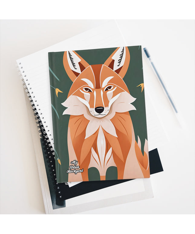 Art Deco Coyote, Hardcover Notebook Journal - Write in Style