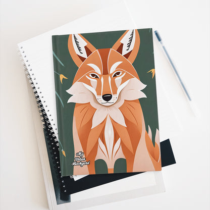 Art Deco Coyote, Hardcover Notebook Journal - Write in Style