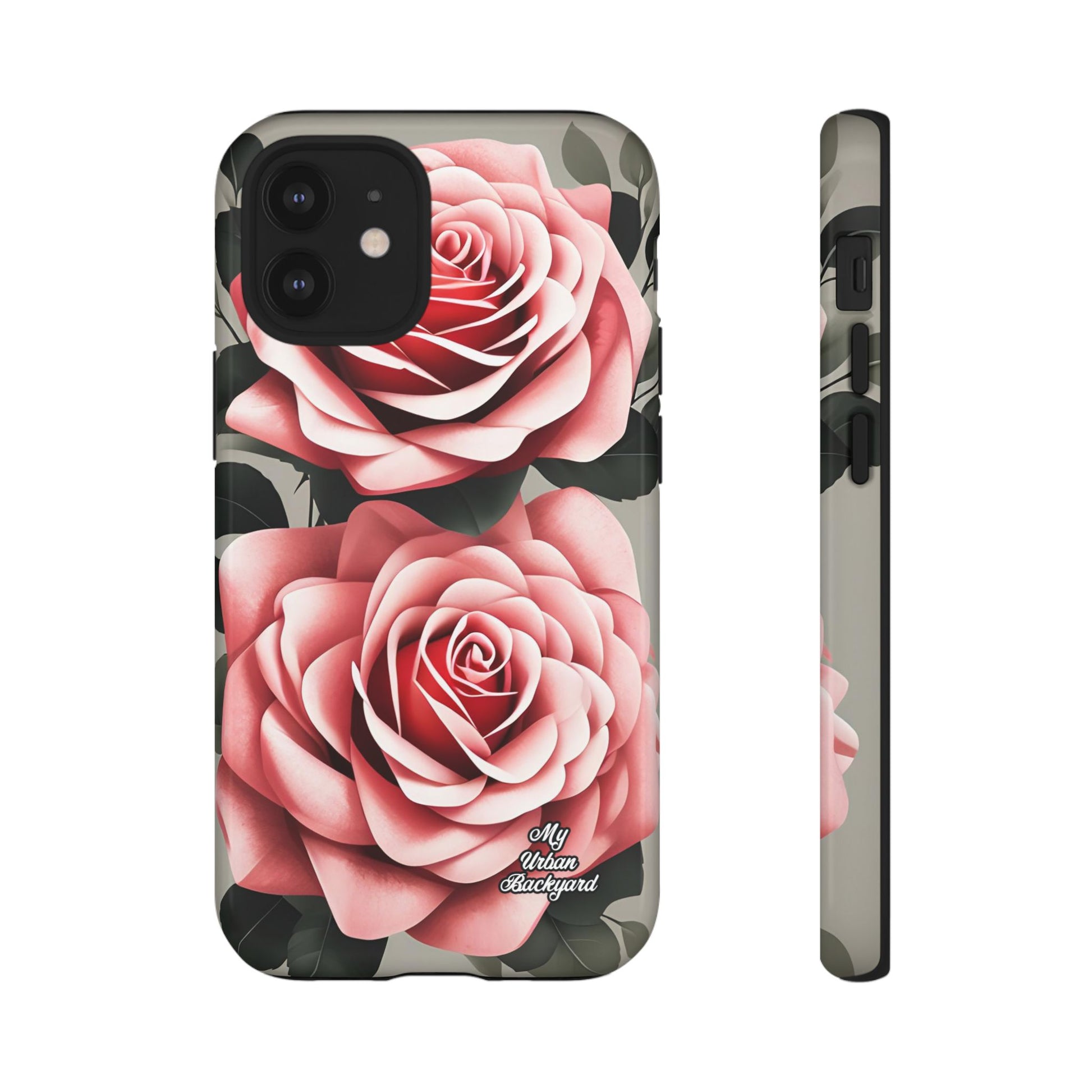 Pink Rose Flowers, Cell Phone Case - Apple, Samsung, Google Pixel