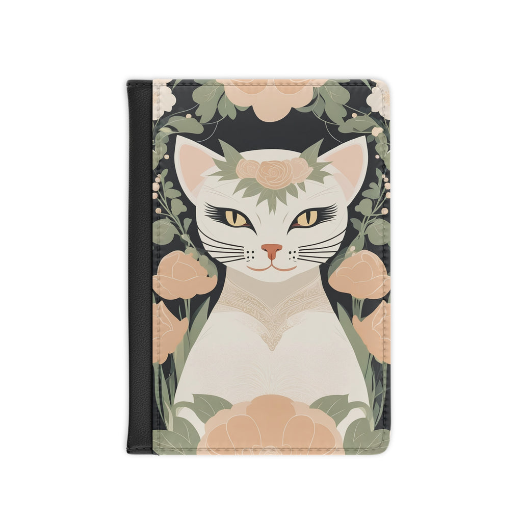 Genevieve Meowcroft, Cat Floral Passport Cover