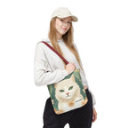 Blanca Purrington, Cat Tote Bag with Cotton Handles For Everyday Use, 3 Sizes