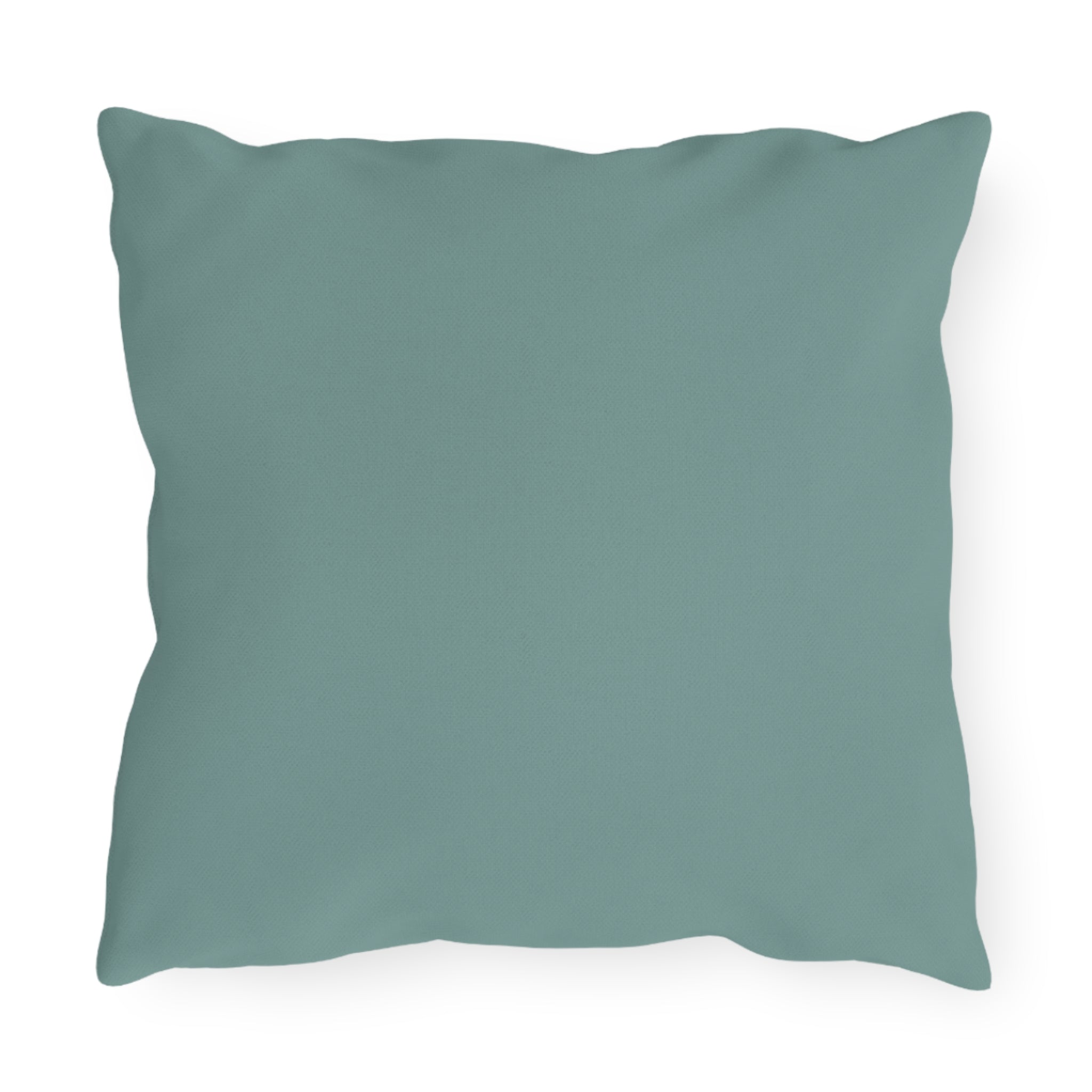 Green-Eyed Tabby Cat, Bay Leaf accent color, Throw Pillow