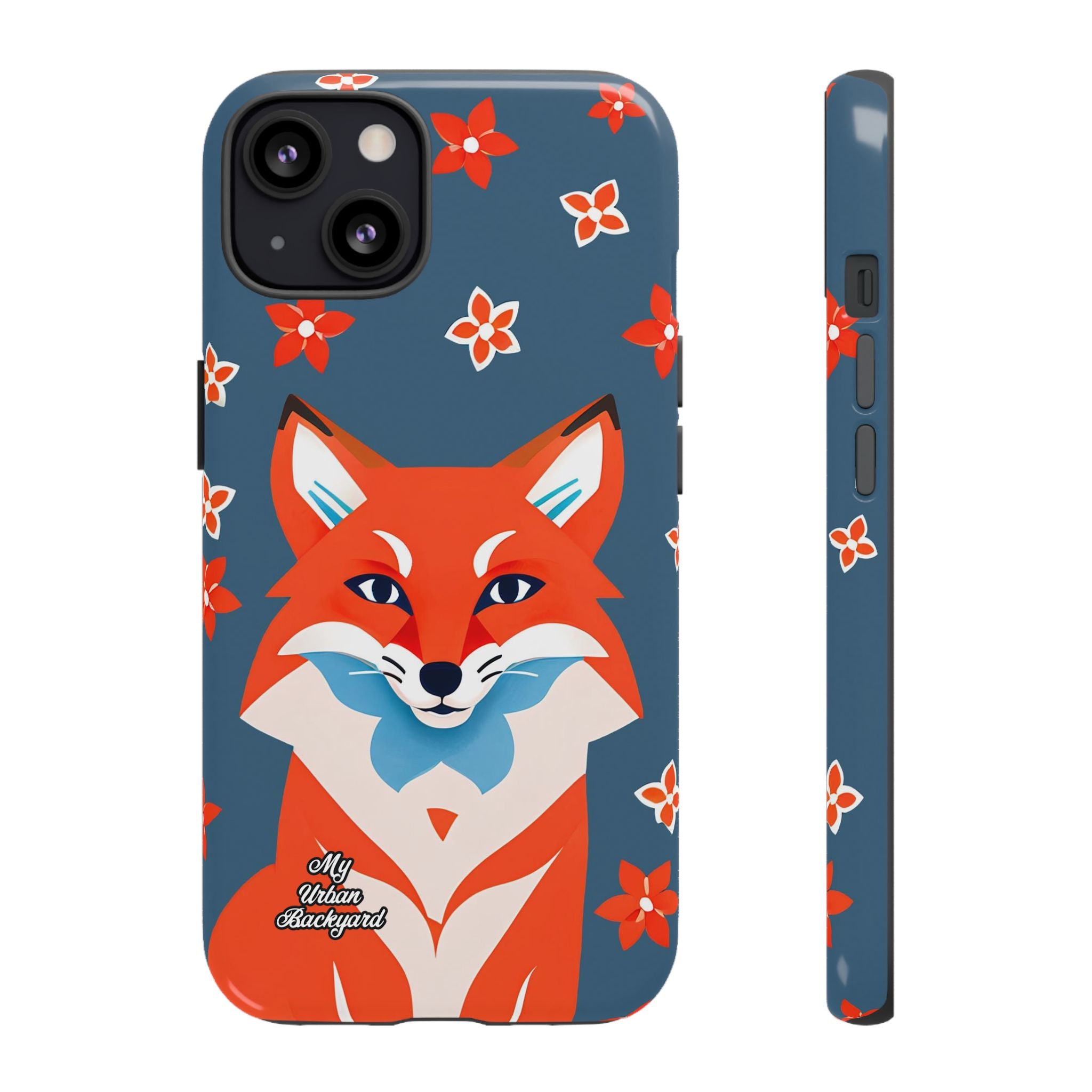 Fox with Flowers, Cell Phone Case - Apple, Samsung, Google Pixel