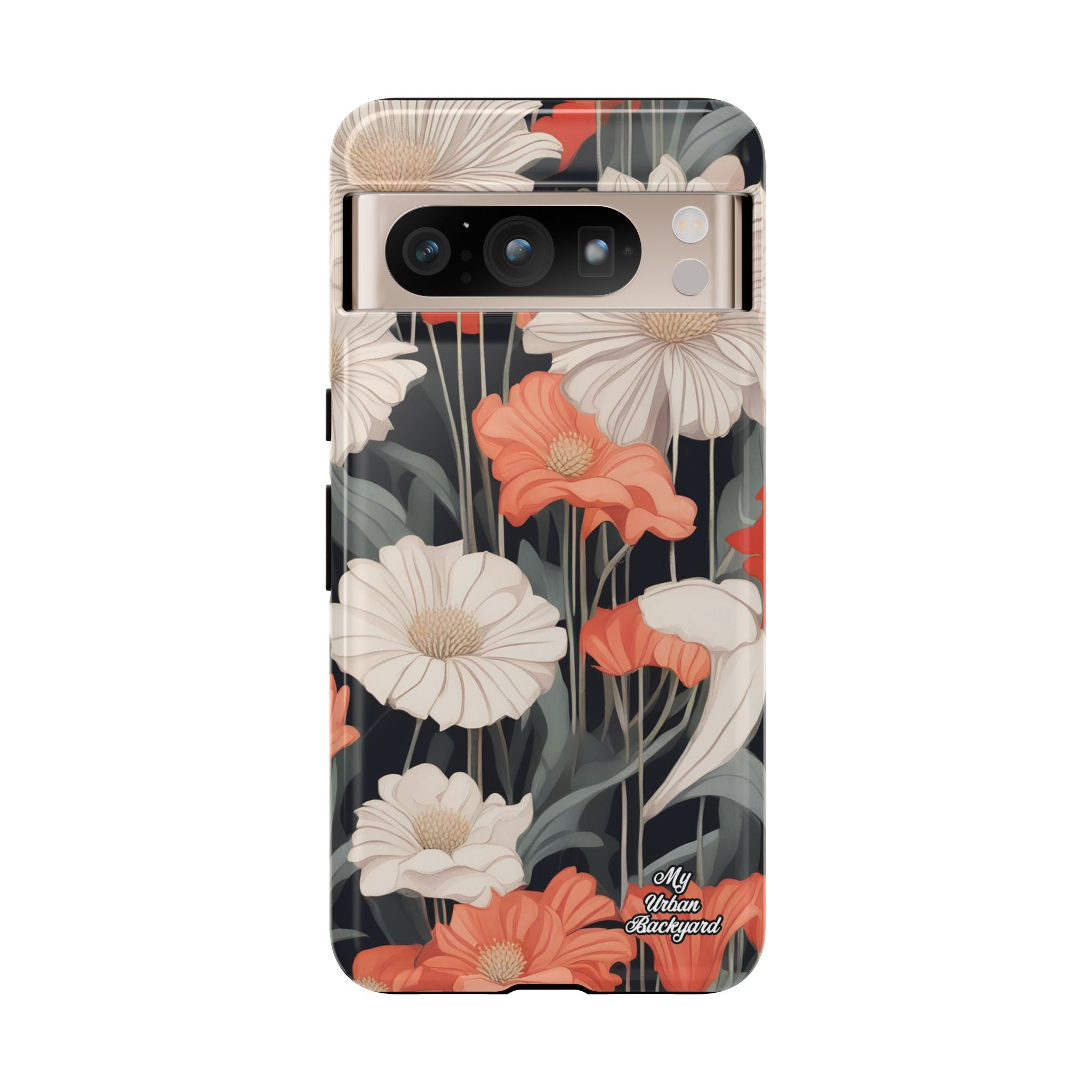 Art Deco Flowers, Cell Phone Case - Apple, Samsung, Google Pixel