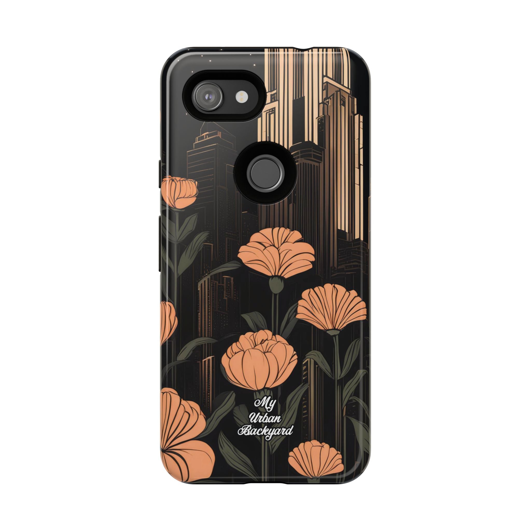 Urban Evening with Flowers, Cell Phone Case