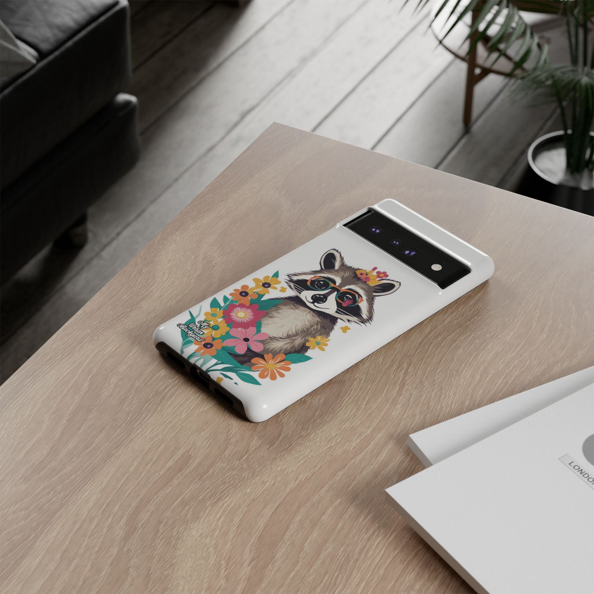 Raccoon with Glasses, Cell Phone Case - Apple, Samsung or Google Pixel