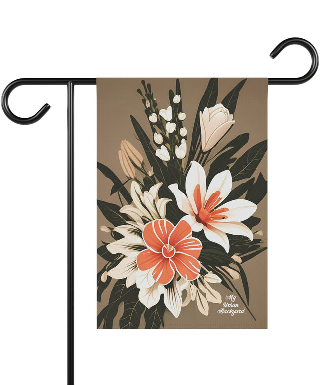 Bouquet of Flowers, Garden Flag for Yard, Patio, Porch, or Work, 12"x18" - Flag only