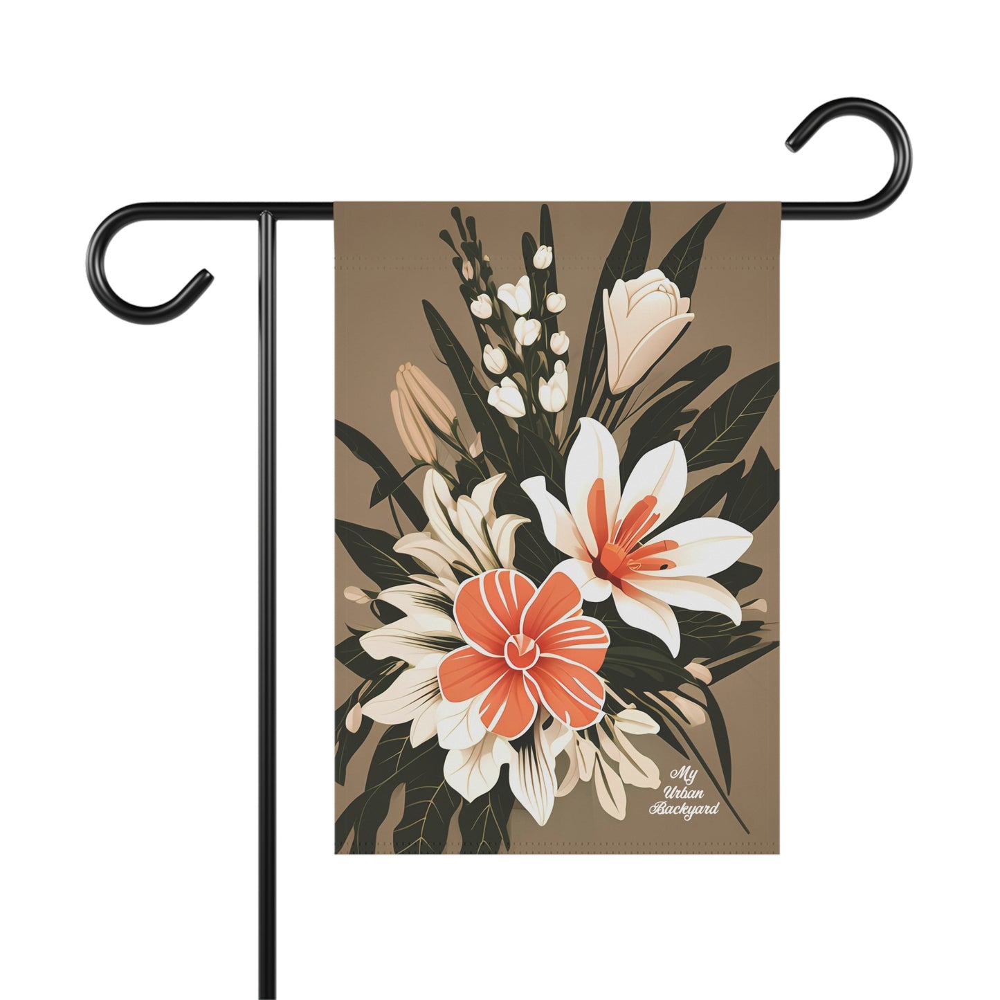 Bouquet of Flowers, Garden Flag for Yard, Patio, Porch, or Work, 12"x18" - Flag only