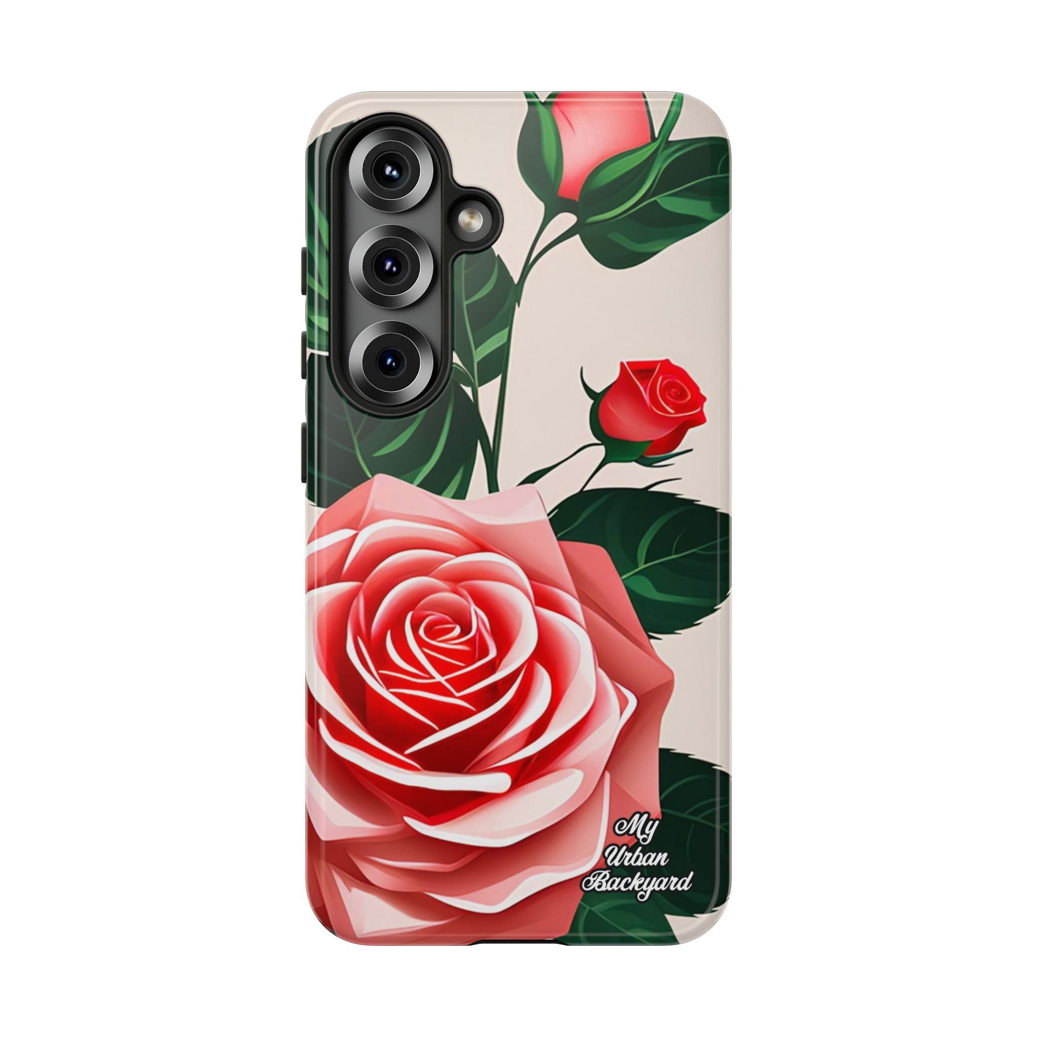 Pink Rose Flowers, Cell Phone Case - Apple, Samsung, Google Pixel