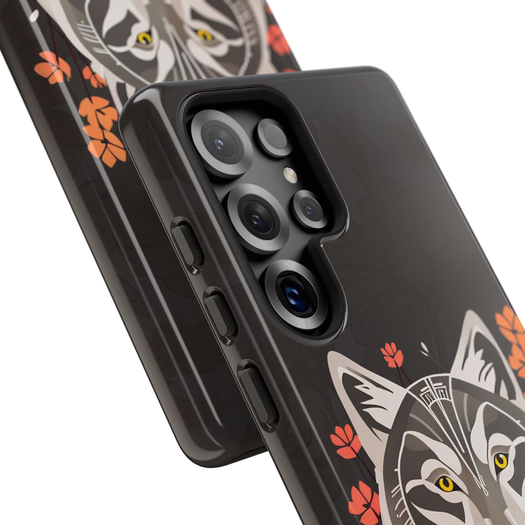 Art Deco Wolf, Cell Phone Case - Apple, Samsung, Google Pixel