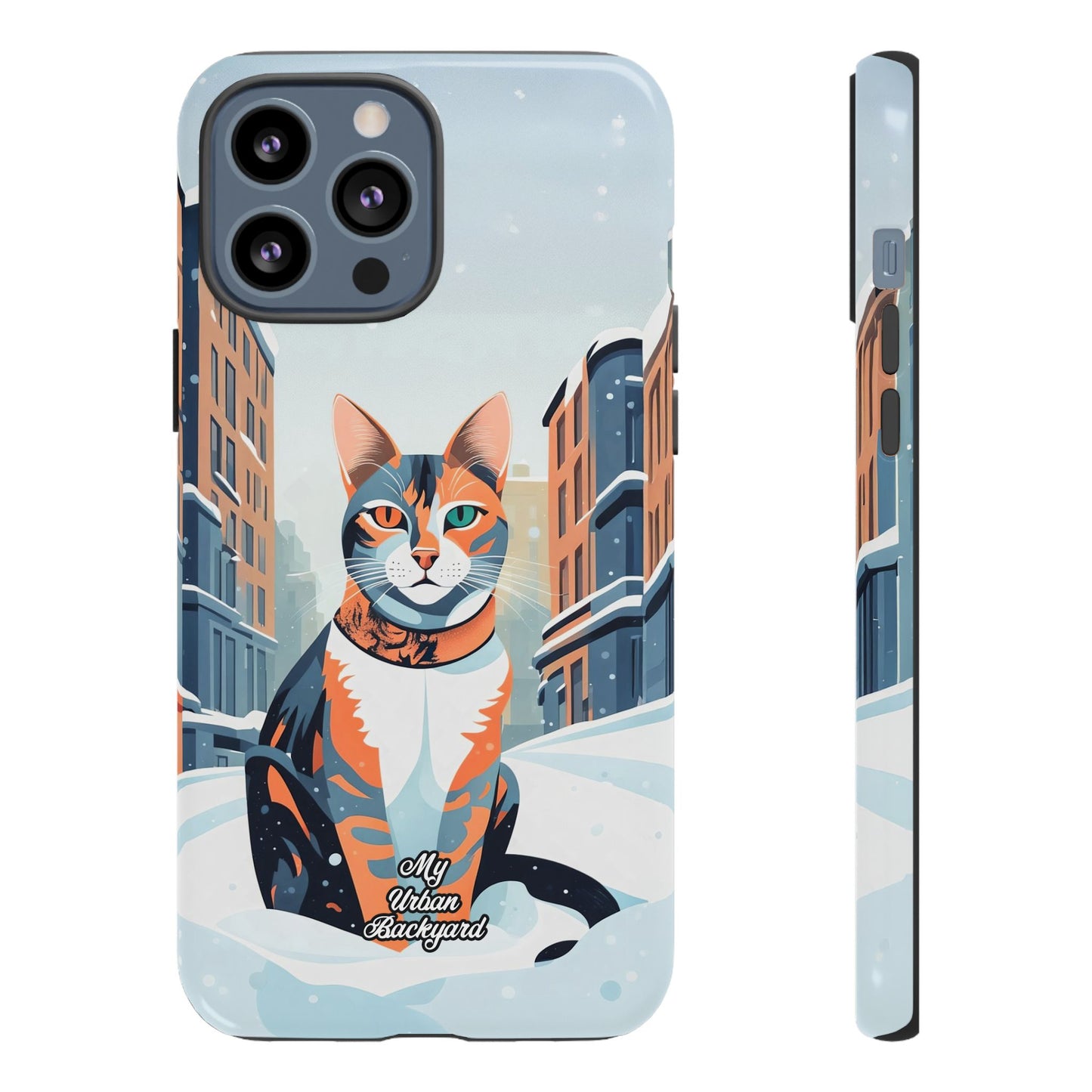 Claws Pawson in the Snow, Cell Phone Case - Apple, Samsung, or Google Pixel