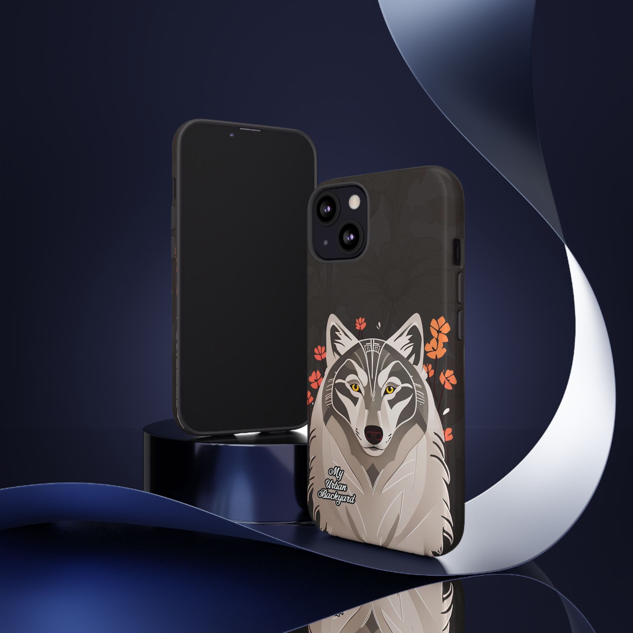 Art Deco Wolf, Cell Phone Case - Apple, Samsung, Google Pixel