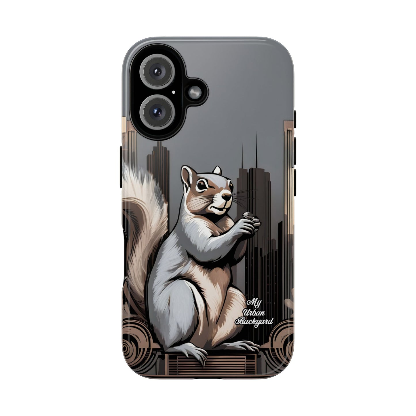 Urban Gray Squirrel, Cell Phone Case - Apple, Samsung, or Google Pixel