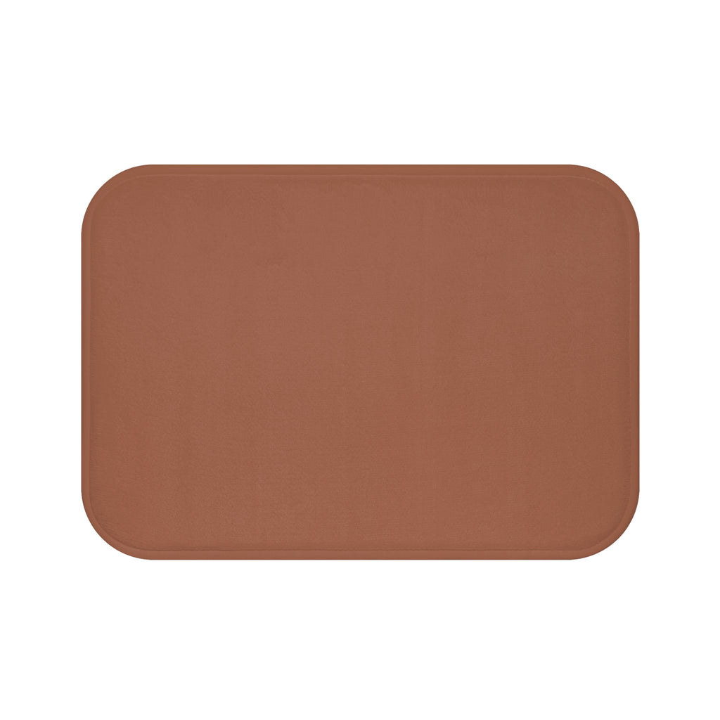 Terracotta Memory Foam Bath Mat — Soft Absorbent Bathroom Rug, 2 sizes