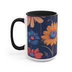 Fun Wildflowers, Ceramic Coffee Mug