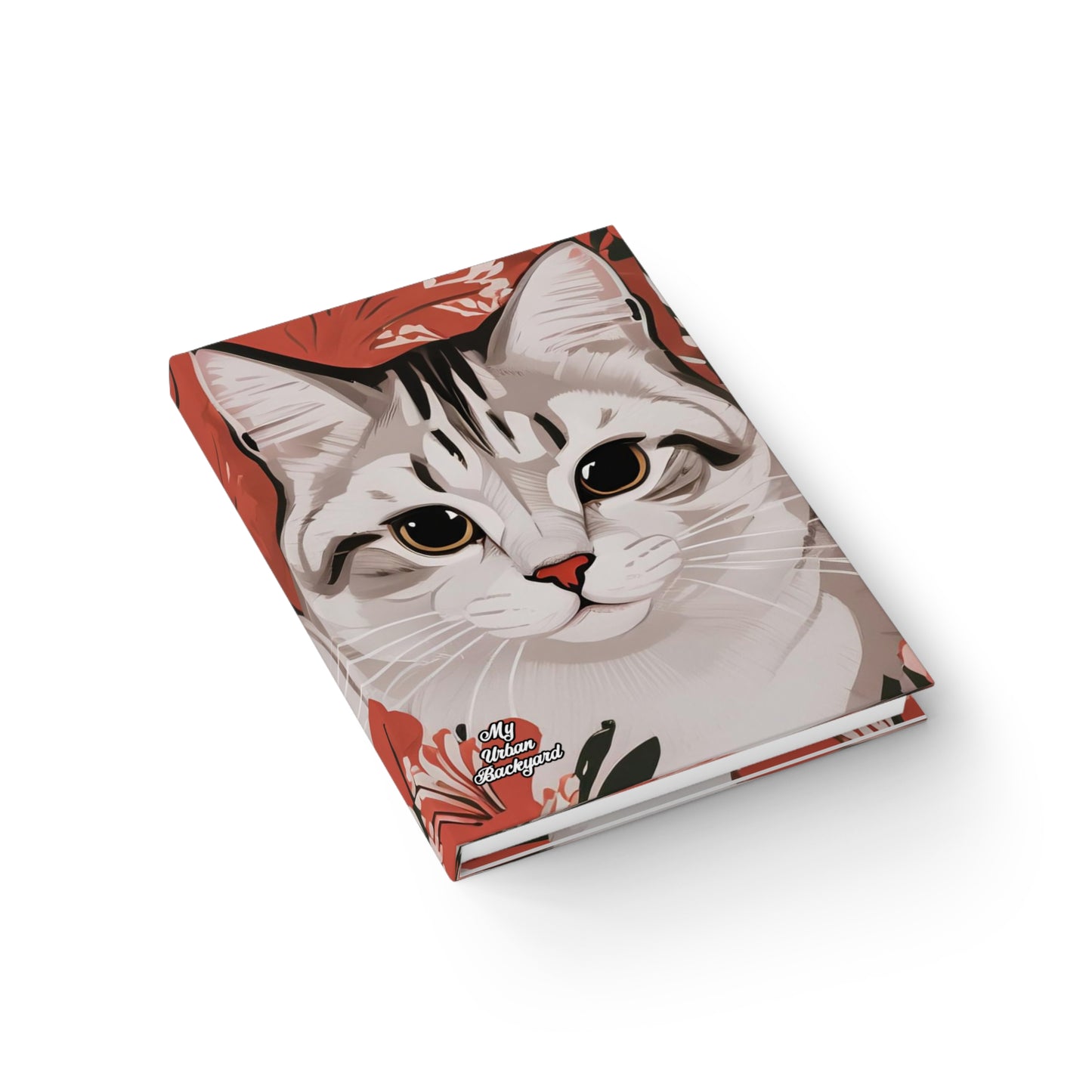 White Cats, Hardcover Notebook Journal - Write in Style