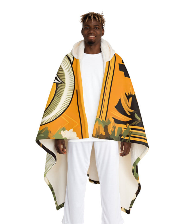 Urban Goat, Cozy Hooded Sherpa Fleece Blanket