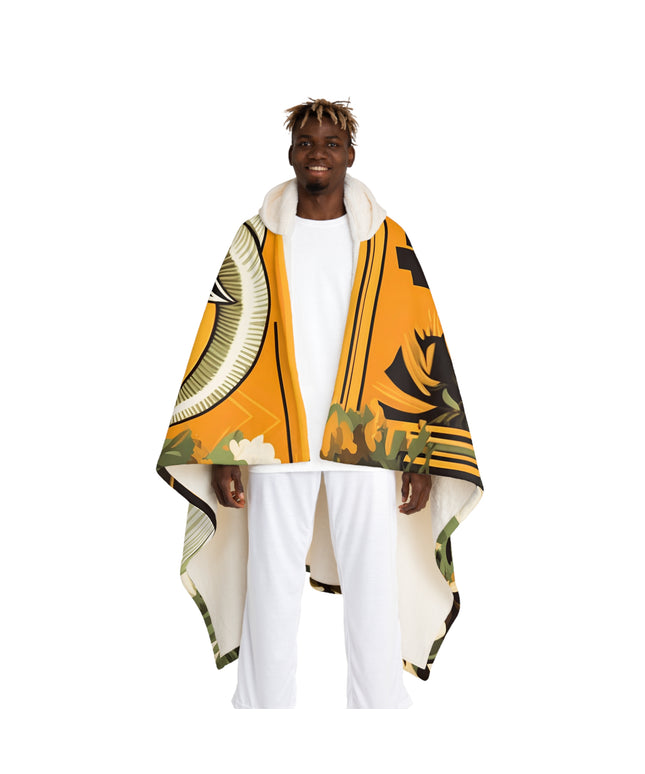 Urban Goat, Cozy Hooded Sherpa Fleece Blanket