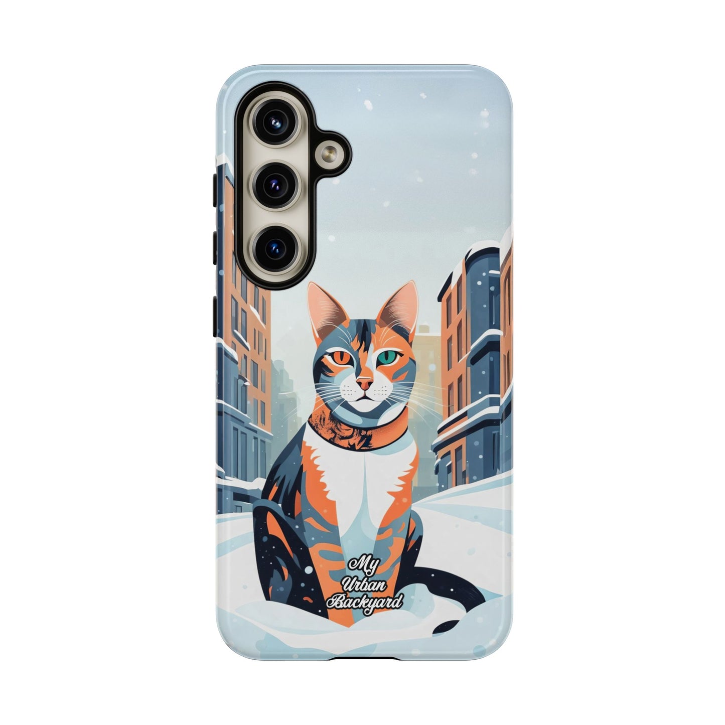 Claws Pawson in the Snow, Cell Phone Case - Apple, Samsung, or Google Pixel