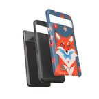 Fox with Flowers, Cell Phone Case - Apple, Samsung, Google Pixel