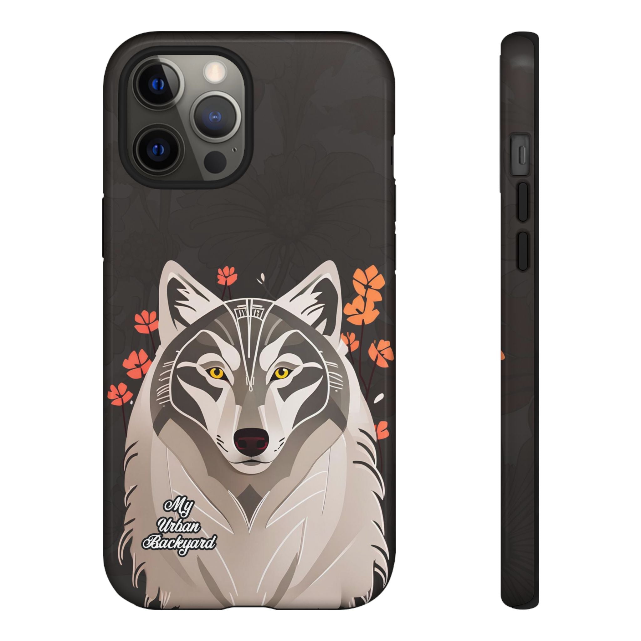 Art Deco Wolf, Cell Phone Case - Apple, Samsung, Google Pixel
