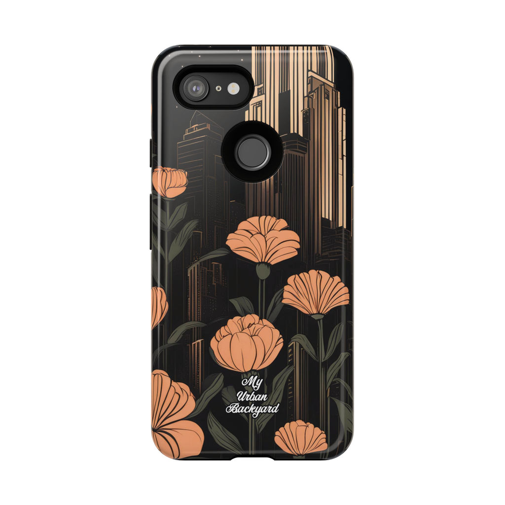 Urban Evening with Flowers, Cell Phone Case - Apple iPhone, Samsung Galaxy, Google Pixel