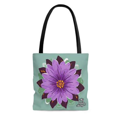 Purple Flower, Tote Bag for Everyday Use - Durable and Functional