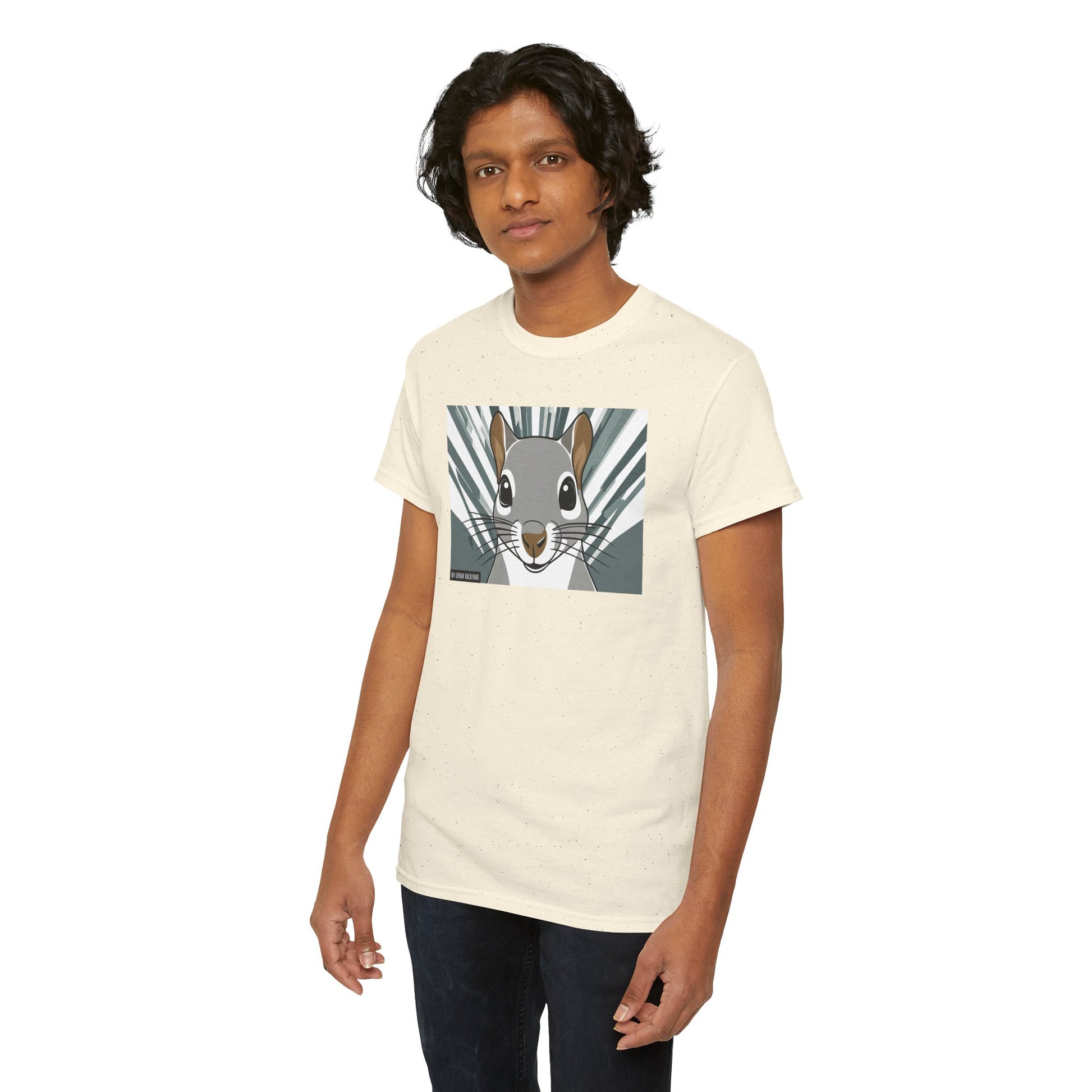 Cute Squirrel Graphic Tee, Unisex Cotton T-Shirt, Nature Lover Gift, Animal Art Top, Casual Wear