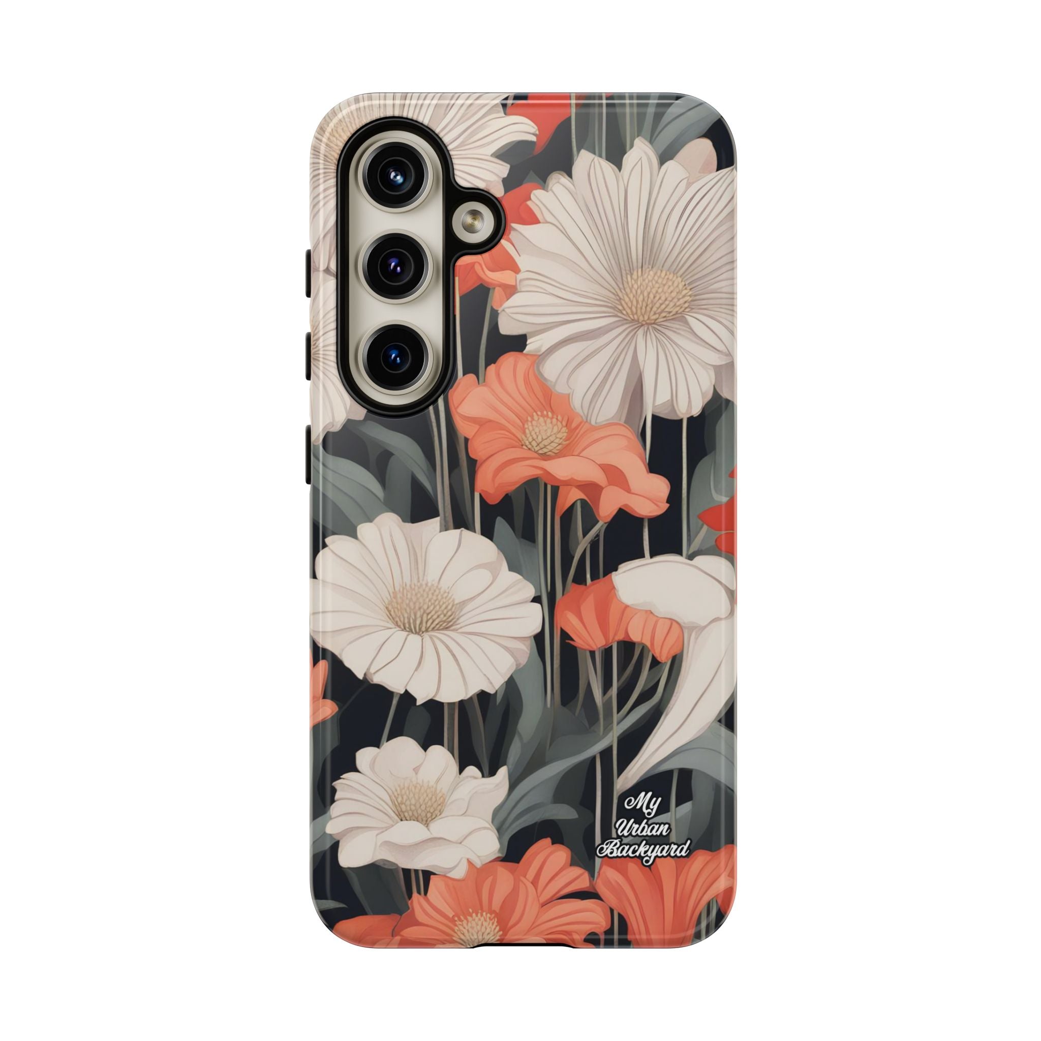 Art Deco Flowers, Cell Phone Case - Apple, Samsung, Google Pixel
