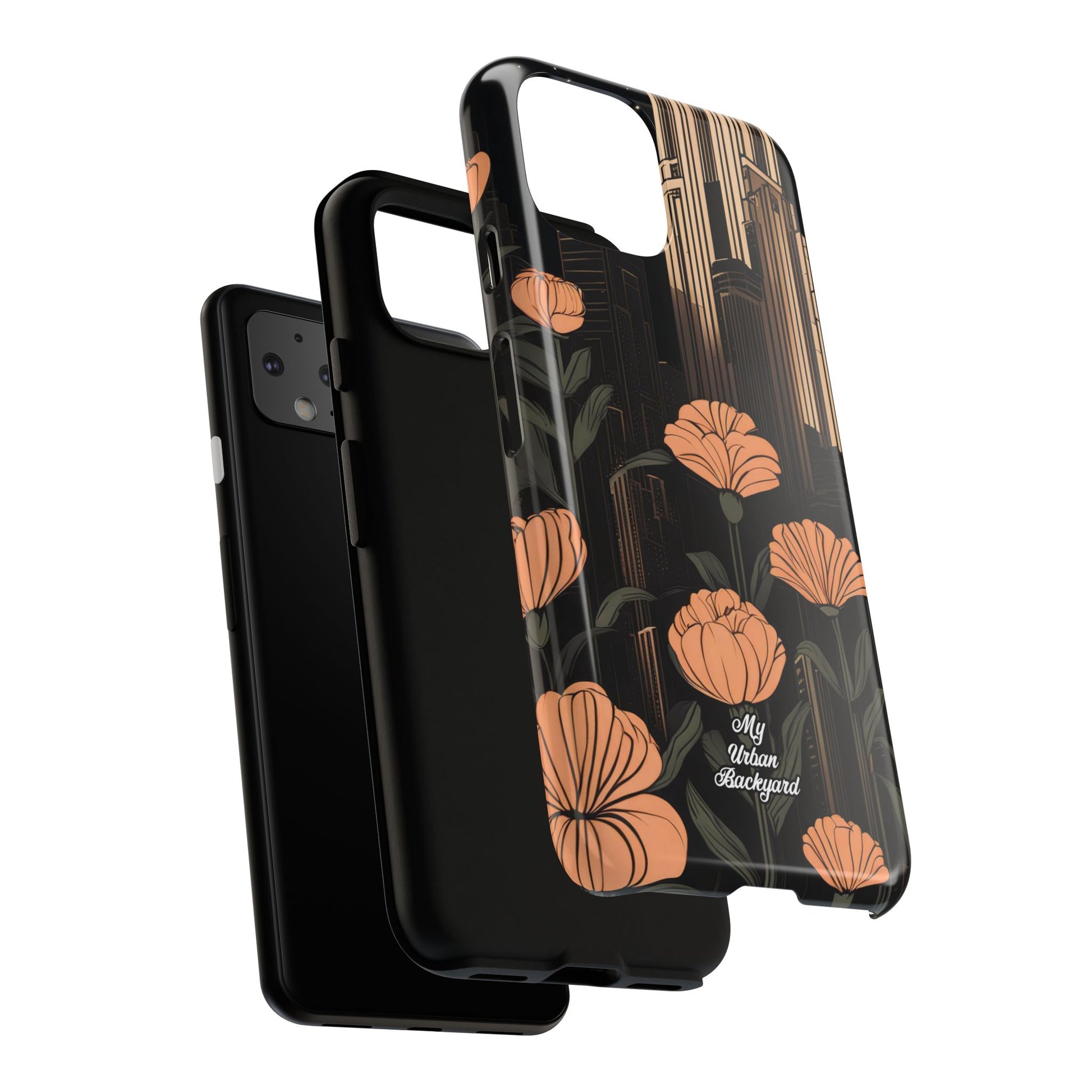 Urban Evening with Flowers, Cell Phone Case - Apple iPhone, Samsung Galaxy, Google Pixel