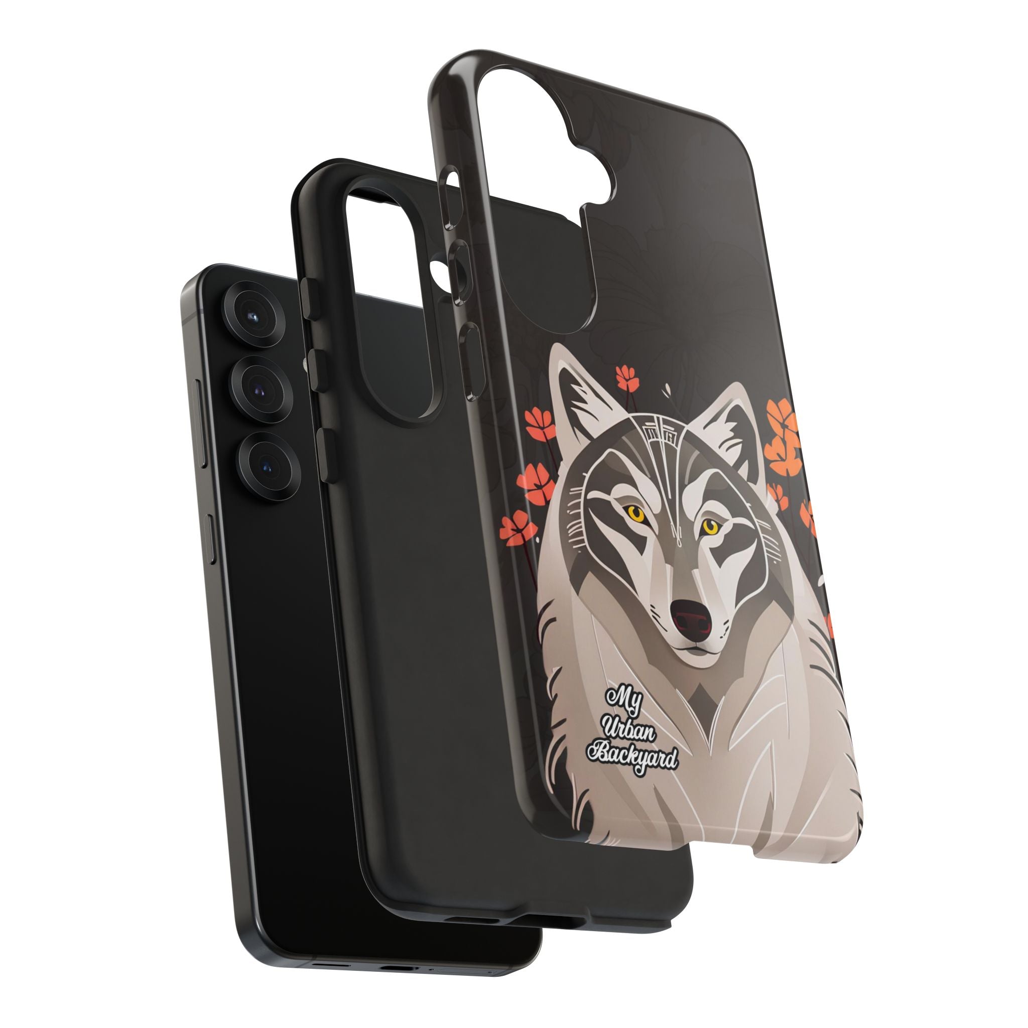 Art Deco Wolf, Cell Phone Case - Apple, Samsung, Google Pixel